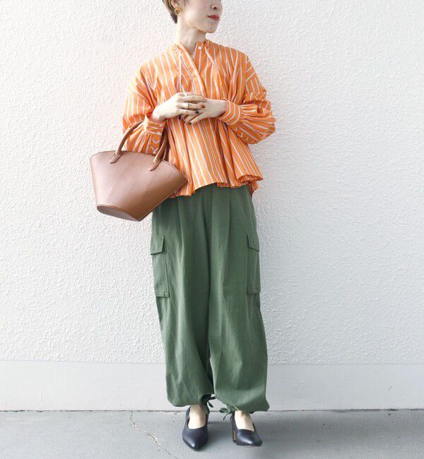 SHIPS any「SHIPS any:〈洗濯機可能〉オーバーダイ イージー カーゴパンツ」|カーゴ|