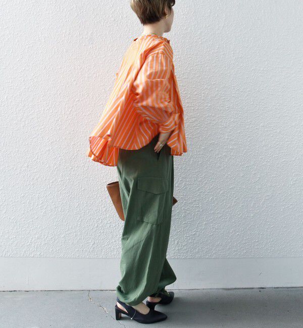 SHIPS any「SHIPS any:〈洗濯機可能〉オーバーダイ イージー カーゴパンツ」|カーゴ|