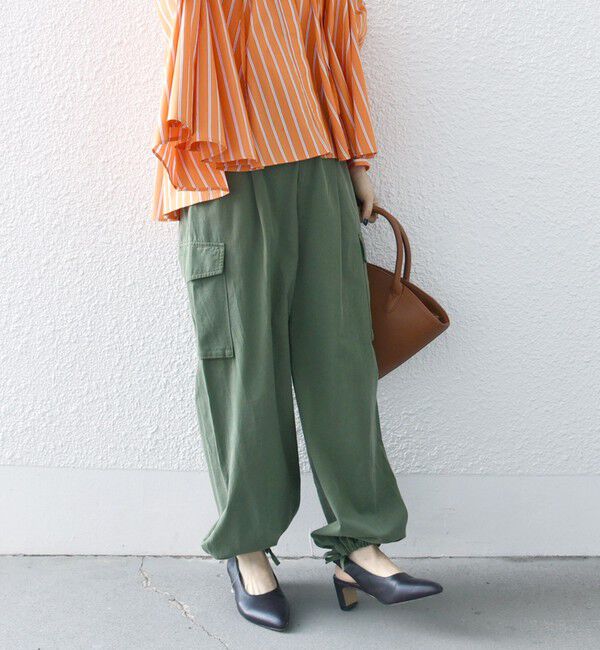 SHIPS any「SHIPS any:〈洗濯機可能〉オーバーダイ イージー カーゴパンツ」|カーゴ|