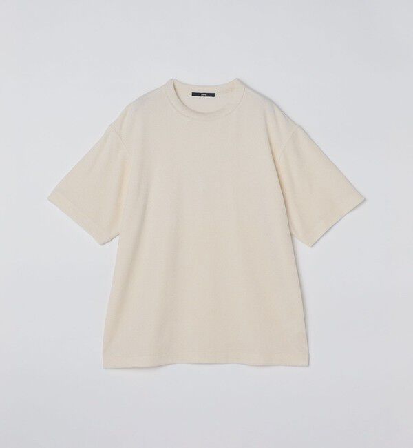 SHIPS「SHIPS:〈抗菌・防臭〉PLA ポリ乳酸 パイル クルーネック Tシャツ」|Tシャツ・カットソー|