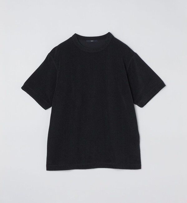 SHIPS「SHIPS:〈抗菌・防臭〉PLA ポリ乳酸 パイル クルーネック Tシャツ」|Tシャツ・カットソー|