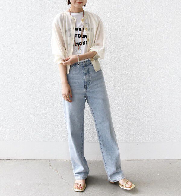 SHIPS for women「〈手洗い可能〉2WAY シアー カーディガン」|カーディガン|