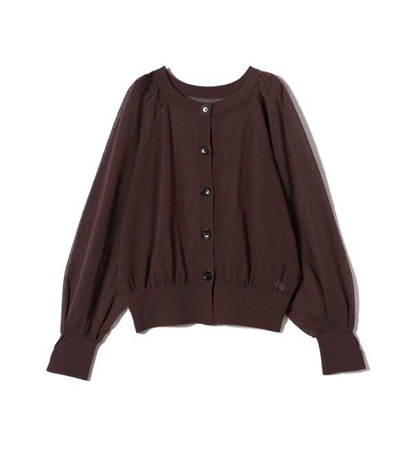 SHIPS for women「〈手洗い可能〉2WAY シアー カーディガン」|カーディガン|