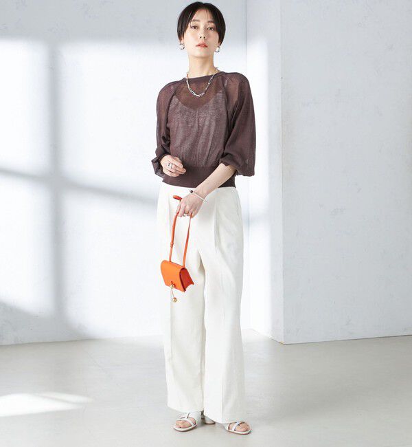 SHIPS for women「〈手洗い可能〉2WAY シアー カーディガン」|カーディガン|