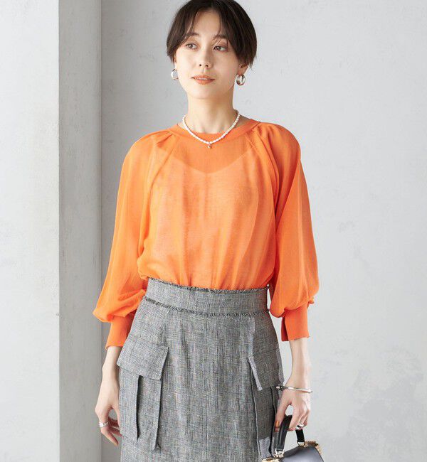 SHIPS for women「〈手洗い可能〉2WAY シアー カーディガン」|カーディガン|