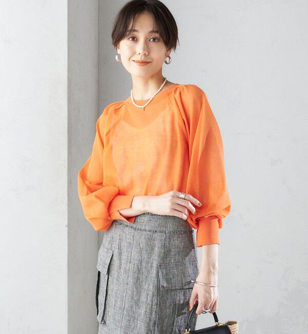 SHIPS for women「〈手洗い可能〉2WAY シアー カーディガン」|カーディガン|