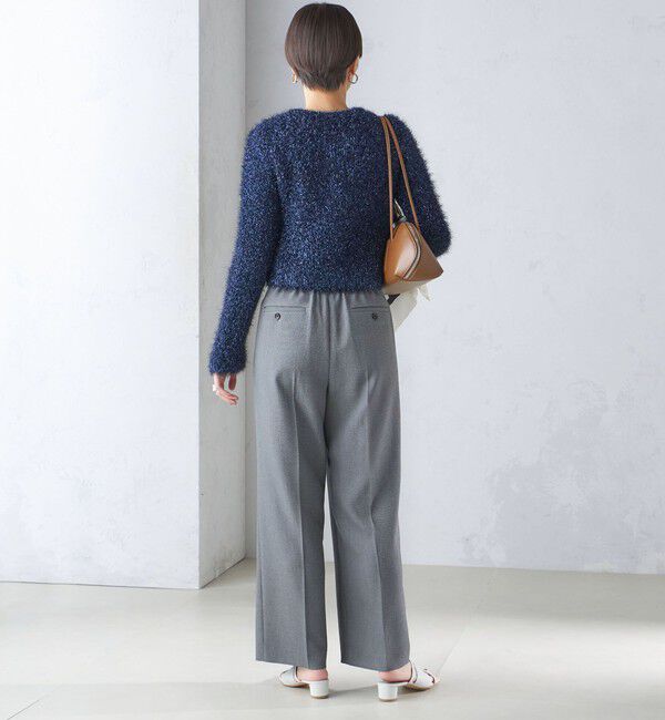 SHIPS for women「〈手洗い可能〉ラメ ニット 配色 カーディガン」|カーディガン|