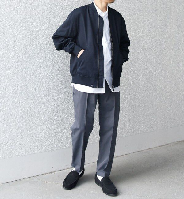 SHIPS any「SHIPS any: 〈洗濯機可能〉センタークリース ステッチ テーパード イージー チノパンツ◇」|チノ|