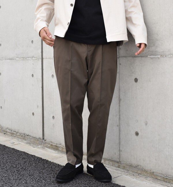 SHIPS any「SHIPS any: 〈洗濯機可能〉センタークリース ステッチ テーパード イージー チノパンツ◇」|チノ|