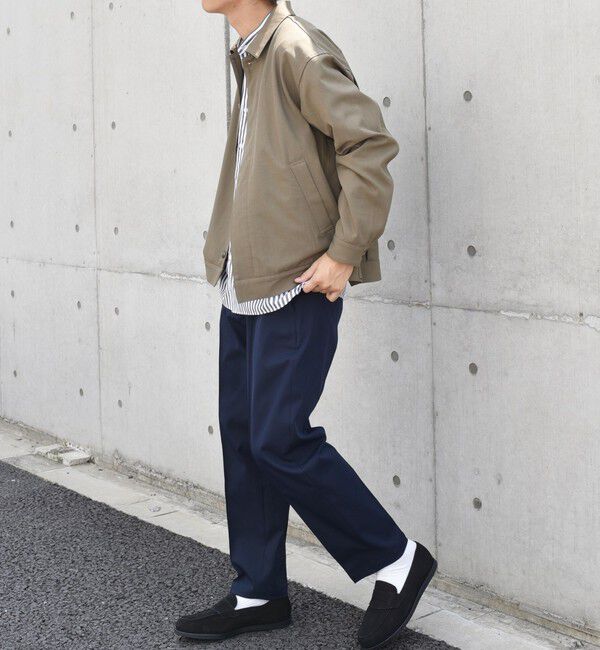 SHIPS any「SHIPS any: 〈洗濯機可能〉センタークリース ステッチ テーパード イージー チノパンツ◇」|チノ|