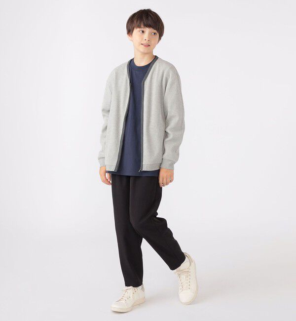 SHIPS KIDS「SHIPS KIDS:140～160cm / ワッフル カーディガン」|カーディガン|
