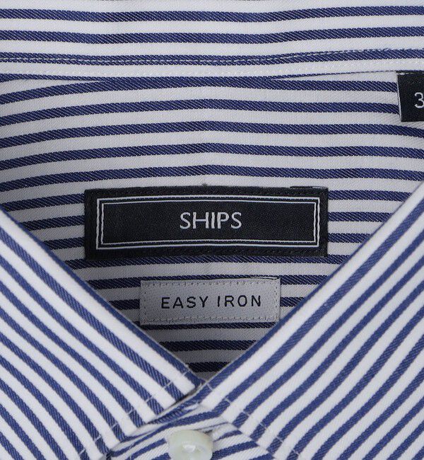 SHIPS「SHIPS: イージーアイロン ロンドンストライプ イタリアンカラー ボタンダウン シャツ」|シャツ・ブラウス|