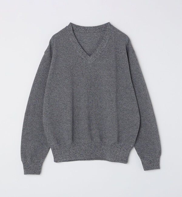 SHIPS「【City Ambient Products別注】crepuscule: LIGHT MOSS STITCH Vネックニット」|ニット・セーター|