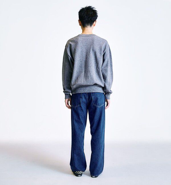 SHIPS「【City Ambient Products別注】crepuscule: LIGHT MOSS STITCH Vネックニット」|ニット・セーター|