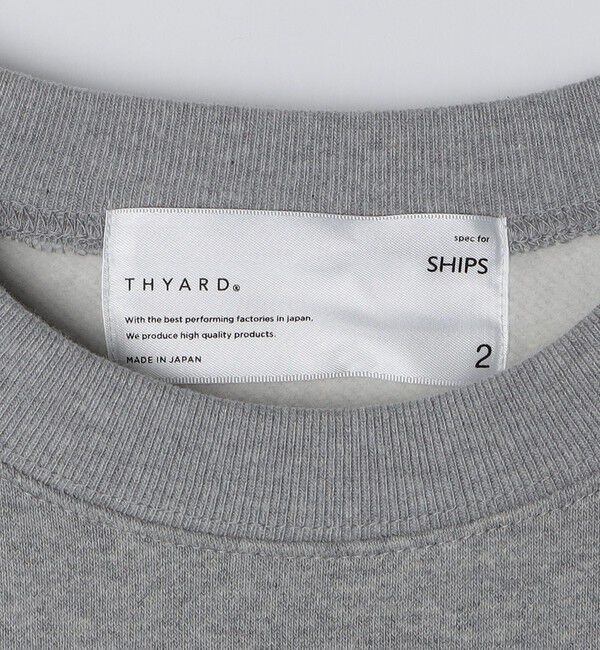 SHIPS「【SHIPS別注】THYARD: 光電子(R) リラックス クルーネック スウェット」|スウェット・ジャージ|