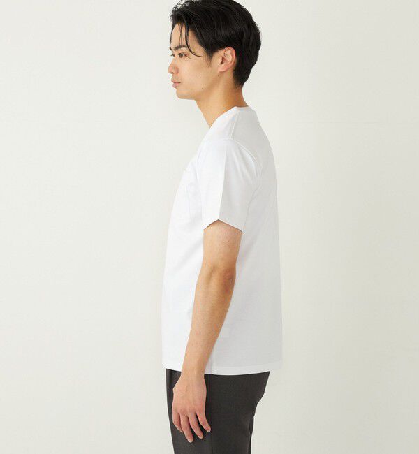 SHIPS Colors 「SHIPS Colors:〈接触冷感〉シルケット コットン Vネック TEE◇」|Tシャツ・カットソー|