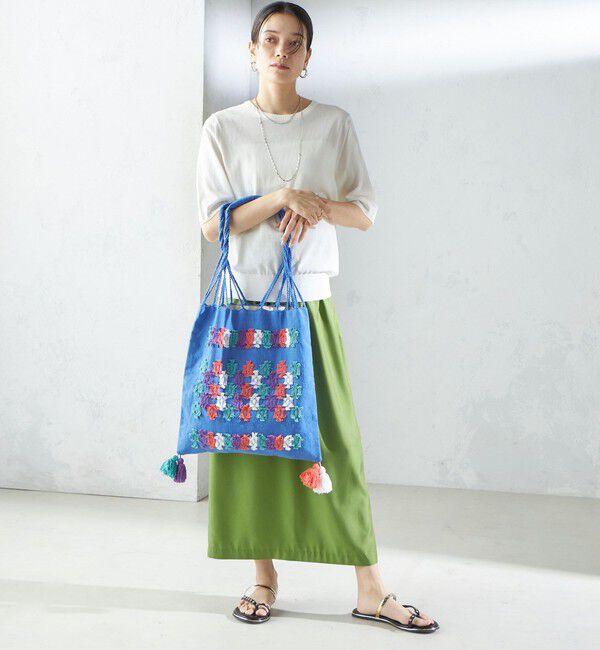 SHIPS for women「RAMESHWARI: ドビー ハンモック バッグ」|トートバッグ|