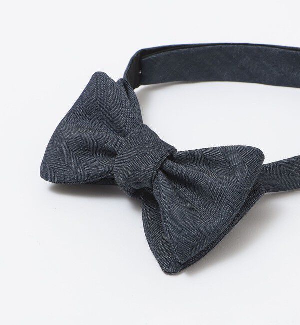SHIPS「Stefano bigi: ウール/リネン ヘリンボーン ソリッド ボウタイ」|ネクタイ・蝶ネクタイ|