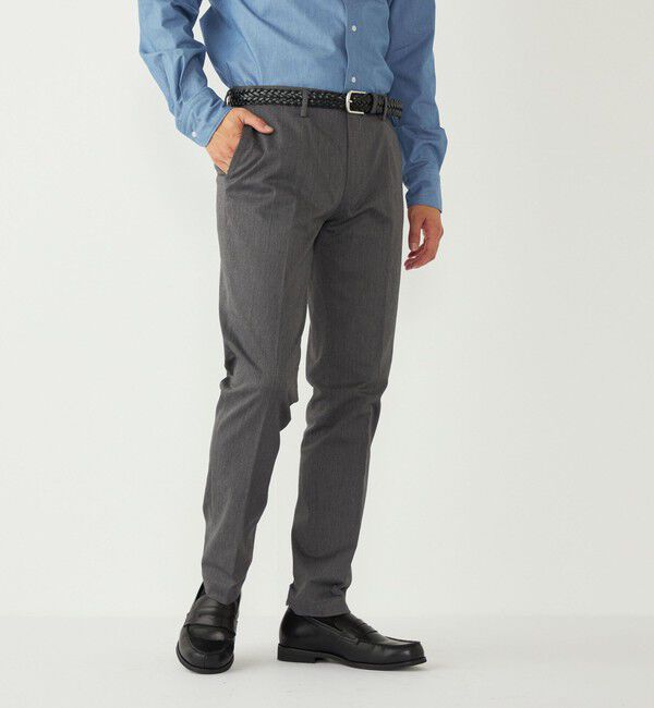 SHIPS Colors 「《一部追加・新色予約》SHIPS Colors:〈洗濯機可能〉イージーケア チノ スラックス2◆」|スラックス|ダークグレー