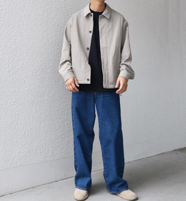 SHIPS any「SHIPS any: SORONA(R) ライト ツイル ストレッチ スピンドル ブルゾン(セットアップ対応)◇」|ブルゾン・スタジャン|