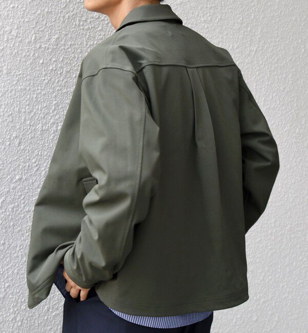 SHIPS any「SHIPS any: SORONA(R) ライト ツイル ストレッチ スピンドル ブルゾン(セットアップ対応)◇」|ブルゾン・スタジャン|