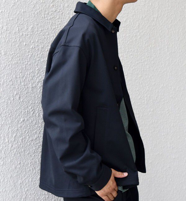 SHIPS any「SHIPS any: SORONA(R) ライト ツイル ストレッチ スピンドル ブルゾン(セットアップ対応)◇」|ブルゾン・スタジャン|