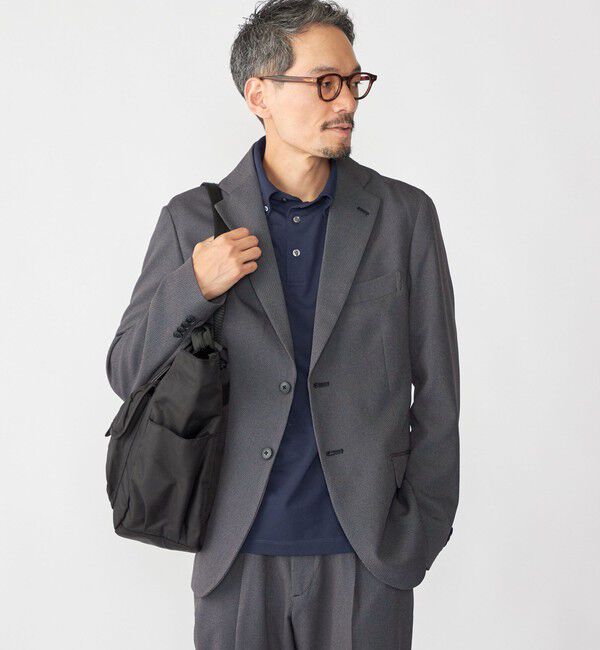 SHIPS「SHIPS:〈手洗い可能〉ウルトラ イージーケア ストレッチ セットアップ」|スーツ|チャコールグレー