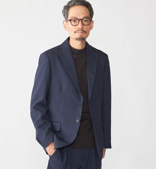 SHIPS「SHIPS:〈手洗い可能〉ウルトラ イージーケア ストレッチ セットアップ」|スーツ|ネイビー