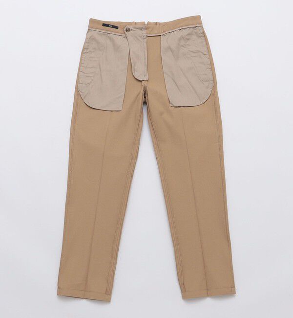 SHIPS「SHIPS: 〈手洗い可能〉ノープリーツ ツイル 4WAY ストレッチ パンツ」|スラックス|