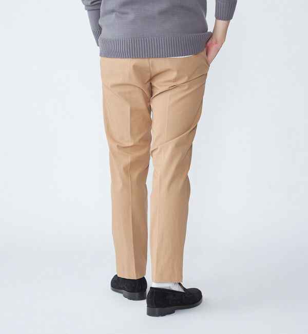 SHIPS「SHIPS: 〈手洗い可能〉ノープリーツ ツイル 4WAY ストレッチ パンツ」|スラックス|