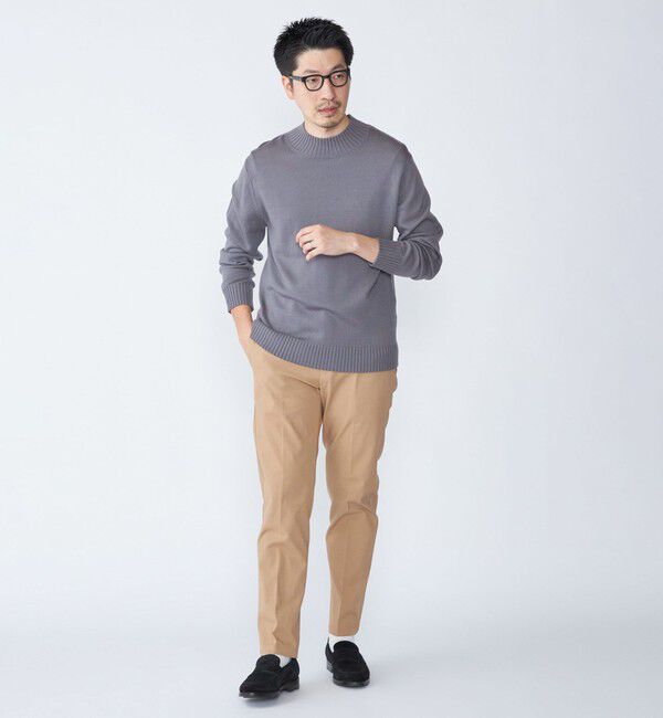 SHIPS「SHIPS: 〈手洗い可能〉ノープリーツ ツイル 4WAY ストレッチ パンツ」|スラックス|