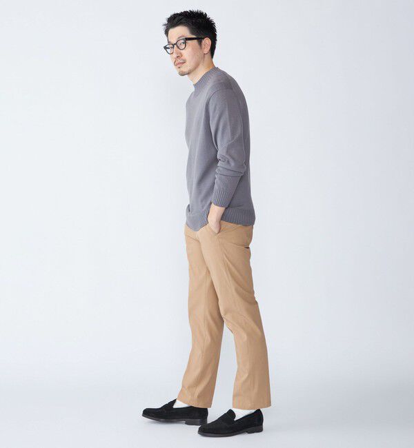 SHIPS「SHIPS: 〈手洗い可能〉ノープリーツ ツイル 4WAY ストレッチ パンツ」|スラックス|