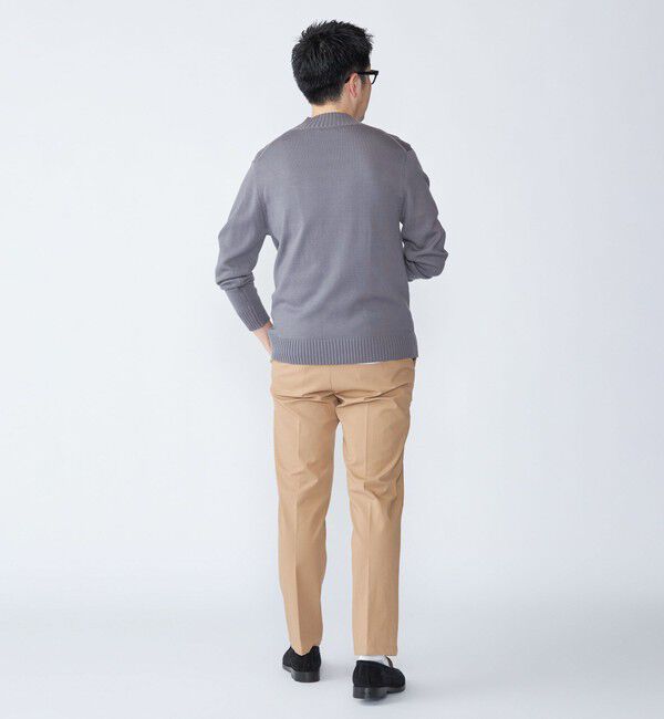 SHIPS「SHIPS: 〈手洗い可能〉ノープリーツ ツイル 4WAY ストレッチ パンツ」|スラックス|