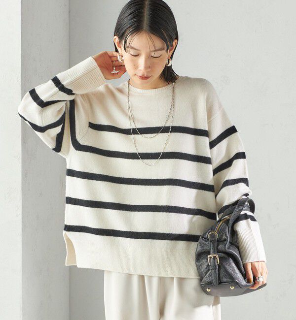 SHIPS for women「〈手洗い可能〉ウール カシミヤ 2WAY プルオーバー」|ニット・セーター|