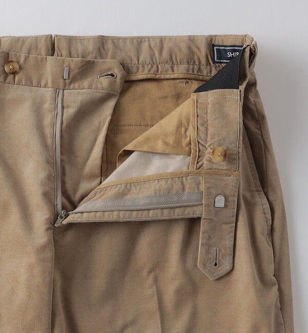 SHIPS「SHIPS: コットン ブロークン コーデュロイ スラックス」|スラックス|