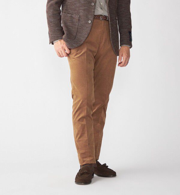 SHIPS「SHIPS: コットン ブロークン コーデュロイ スラックス」|スラックス|