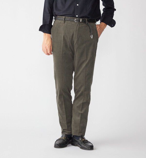 SHIPS「SHIPS: コットン ブロークン コーデュロイ スラックス」|スラックス|