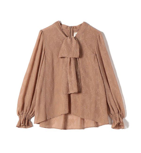 SHIPS for women「【SHIPS別注】troisiemeCHACO: 〈手洗い可能〉2WAY シアー タイ ブラウス（セレモニー対応可）」|シャツ・ブラウス|