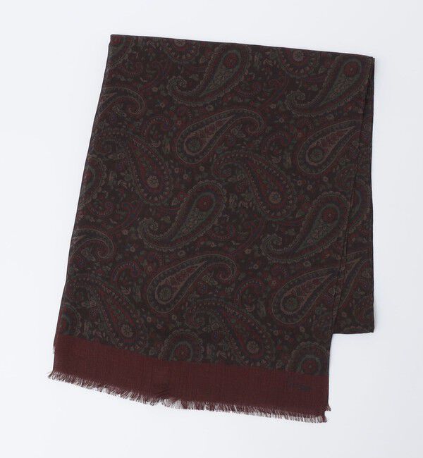 SHIPS「Puccini: ウール プリンテッド ペイズリー ストール」|ストール|