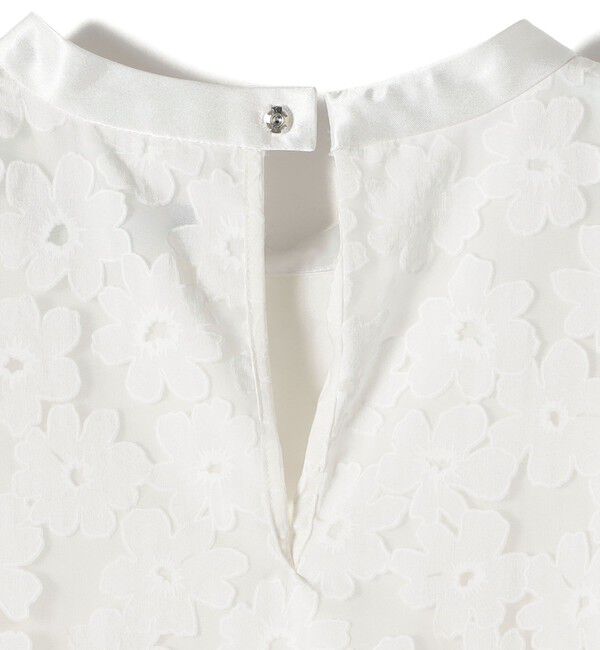 SHIPS for women「《予約》〈手洗い可能〉IPEKER オパール 加工 ブラウス（セレモニー対応可）」|シャツ・ブラウス|