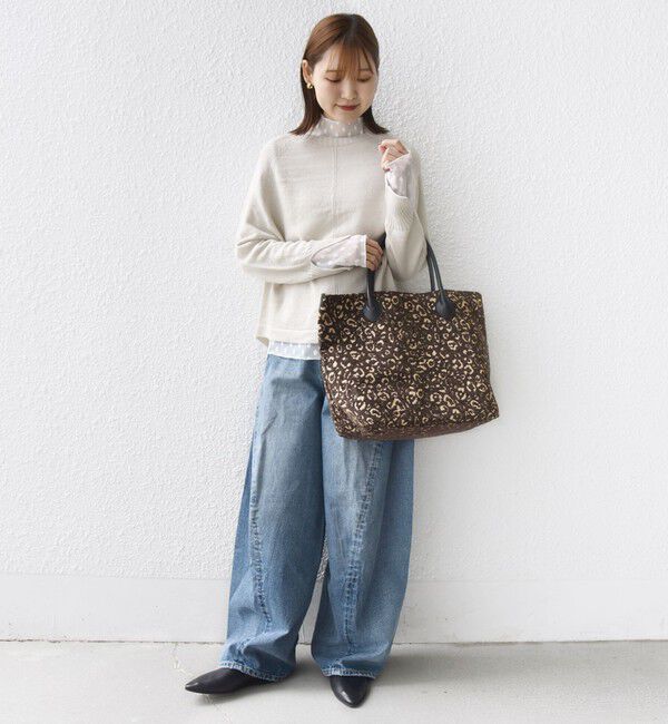 SHIPS for women「《予約》【WEB限定】ジャカード トート バッグ」|トートバッグ|