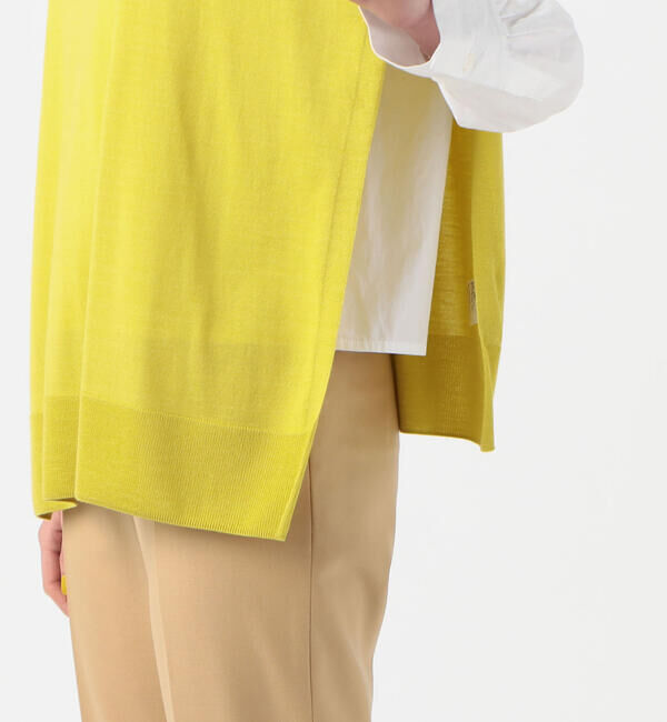 TOMORROWLAND collection「カシミヤシルク ビルドネックベスト」|ニット・セーター|