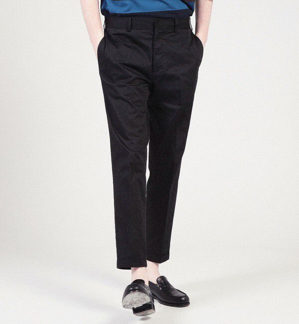 TOMORROWLAND MENS「コットンポリウレタン バックシャーリングスリムテーパードパンツ」|その他|