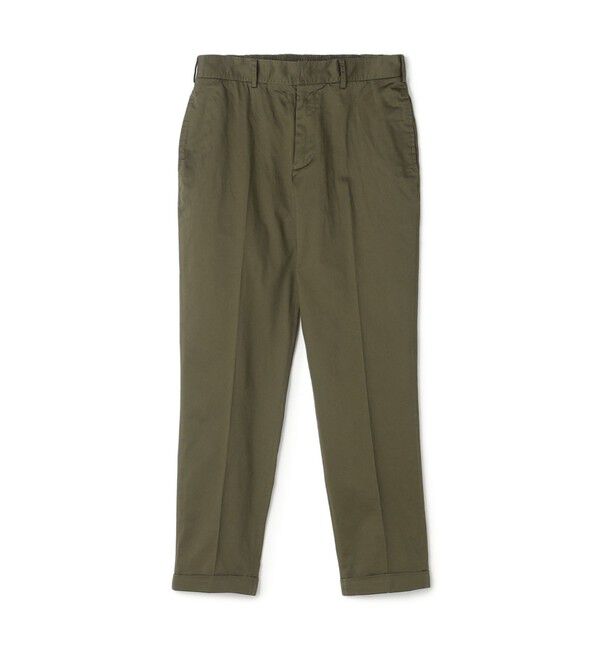 TOMORROWLAND MENS「コットンポリウレタン バックシャーリングスリムテーパードパンツ」|その他|57 カーキ