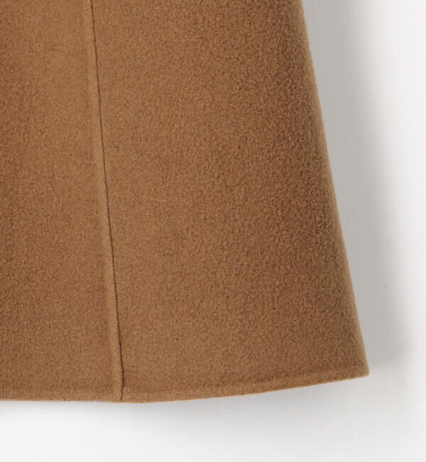 BACCA「シープモッサリバー リバーシブルコート」|ノーカラーコート|