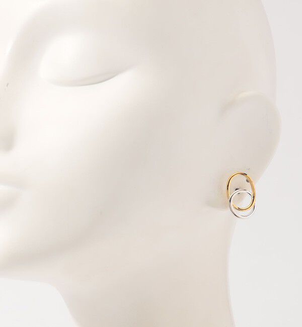 TOMORROWLAND GOODS「PHILIPPE AUDIBERT ORION バイカラーサークルピアス」|ピアス|