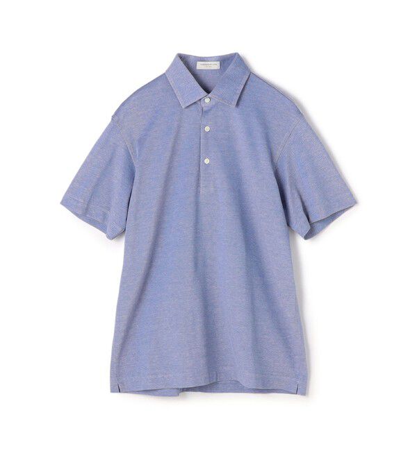 TOMORROWLAND MENS「コットンメッシュ ポロシャツ」|ポロシャツ|63 ライトブルー
