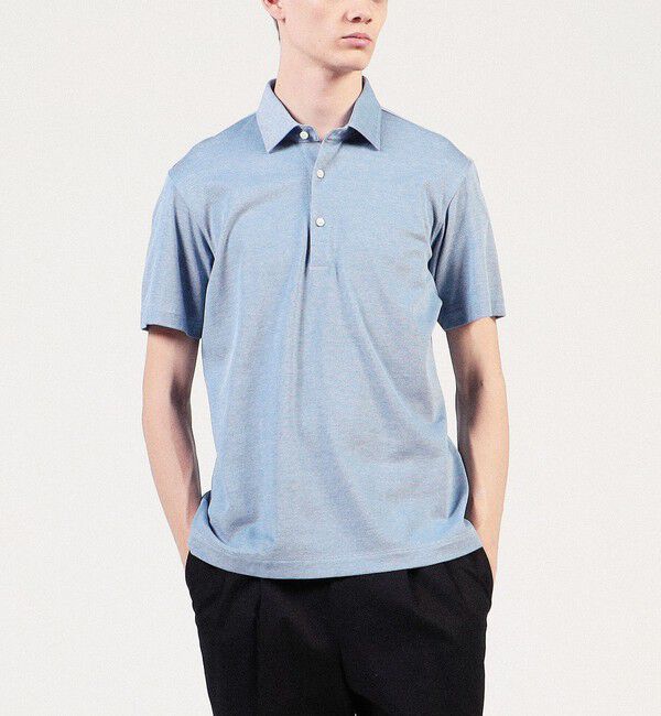 TOMORROWLAND MENS「コットンメッシュ ポロシャツ」|ポロシャツ|