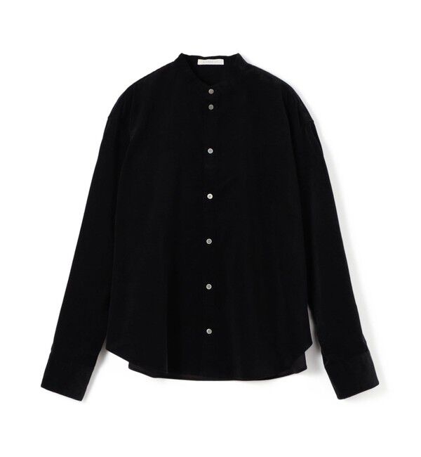 GALERIE VIE「コットンコーデュロイ ワイドシャツ」|シャツ・ブラウス|17 チャコールグレー