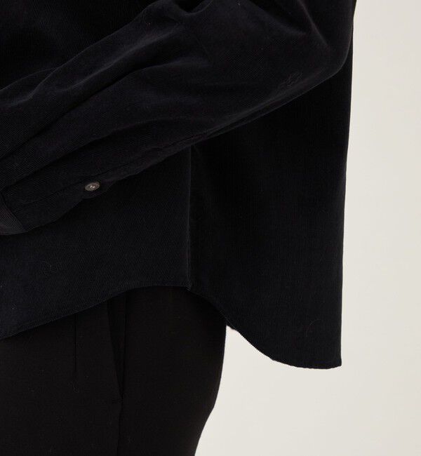 GALERIE VIE「コットンコーデュロイ ワイドシャツ」|シャツ・ブラウス|